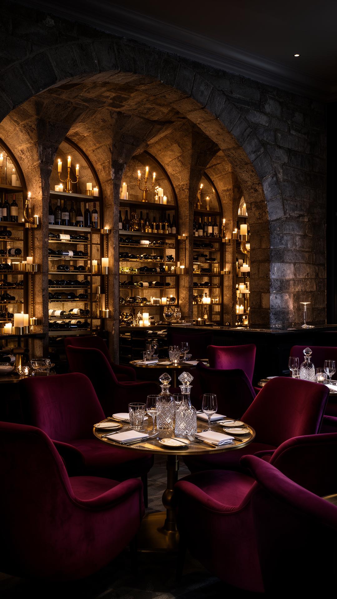 Candlelit gathering, long table set for the evening